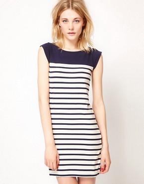 Image 1 of French Connection Stripe Dress