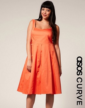 Image 1 of ASOS CURVE Vintage  50s Inspired Prom Dress