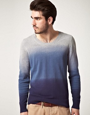 Image 1 of Drykorn Dip Dyed Scoop Neck Sweater