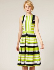 ASOS Midi Dress in Stripe Print