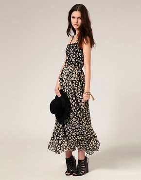 Image 1 of Winter Kate Maxi Dress in Floral Print with Beaded Bodice