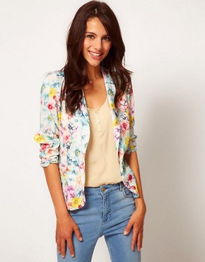 Image 1 of Warehouse Floral Jacket