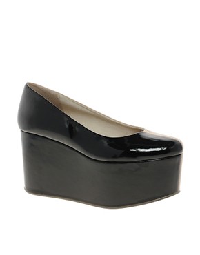Image 1 of ASOS VIBE Flatforms With Two Tone Effect