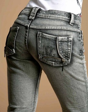 Jeans Zip Back