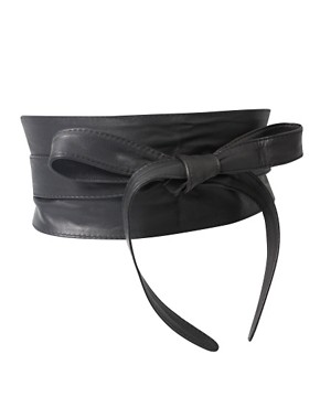 Image 1 of ASOS Leather Obi Belt