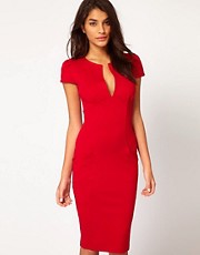 ASOS Ponti-Roma Tailored Pencil Dress in the style of Victoria Beckham