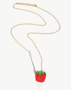 Image 4 of N2 By Les Nereides Strawberry Necklace