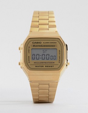 Image 1 of Casio Gold Plated Digital Watch