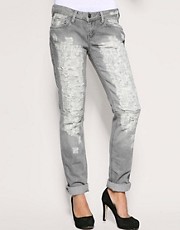 Mango Extreme Ripped Jeans