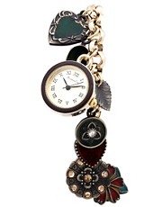 Accessorize Red Multi Charm Watch