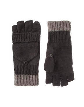 Image 1 of Fred Perry Fingerless Gloves