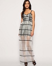 ASOS Lace Trimmed Petticoat Maxi Dress