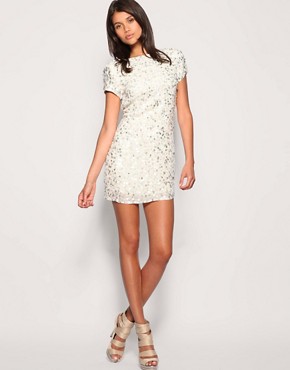 Image 4 of ASOS Sequin And Jewel Dress