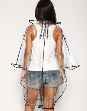 Image 2 of ASOS Clear Plastic Poncho