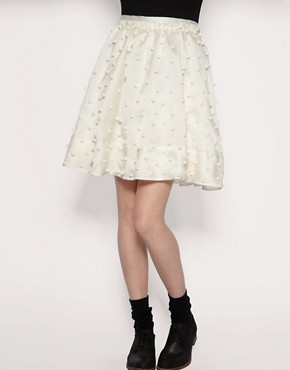 Image 4 of TBA Silk Pom Pom Skirt