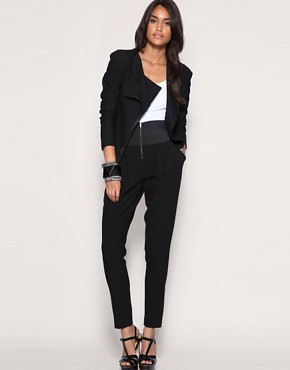 Image 1 of Vero Moda Very Trousers With Thick Rib Waistband
