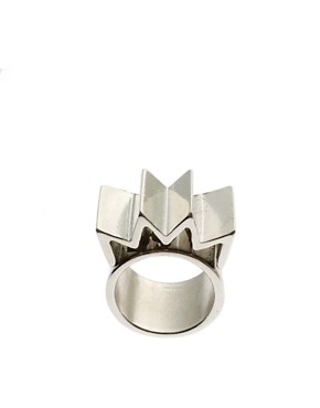 Image 1 of ASOS Statement Chunky Spikes Ring