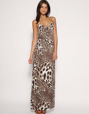 Leopard Print Maxi Dress on Asos Leopard Print Jersey Maxi Dress   Stylehive