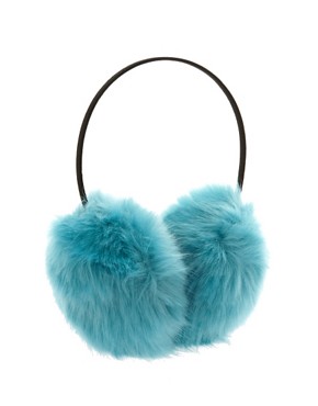 Blue: ASOS Faux Fur Earmuffs