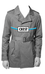 Men''s jackets & coats size guide - how to choose the right size jacket & coat
