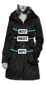 Women's coats & jackets size guide - how to choose the right size coat & jacket