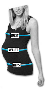 Women's maternity size guide - how to choose the right size