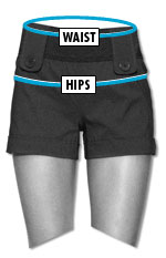 Maattabel voor shorts voor dames - hoe je de juiste maat voor je shorts kunt kiezen
